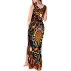 Personalised 50 Years Aboriginal Patterns Of The Past Tank Maxi Dress Legacy NAIDOC 2025