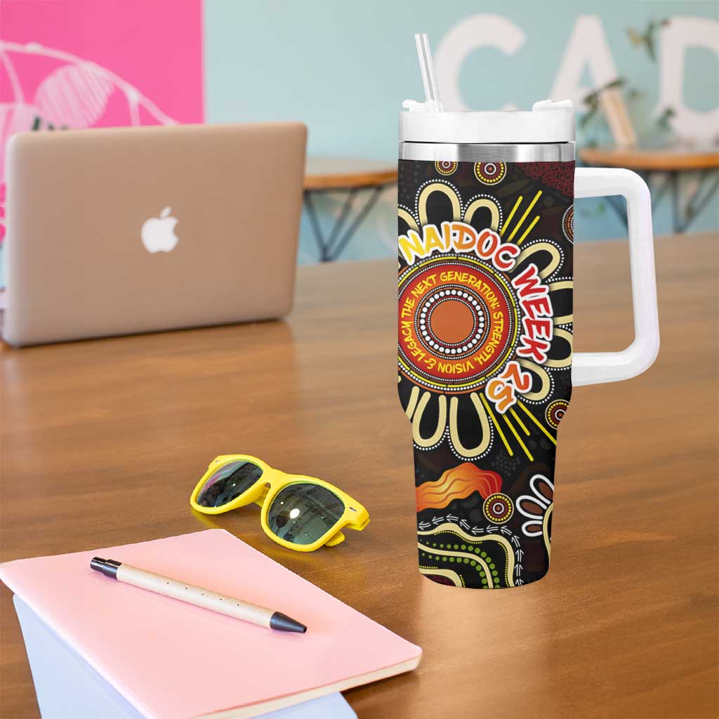 50 Years Aboriginal Patterns Of The Past Tumbler With Handle Legacy NAIDOC 2025