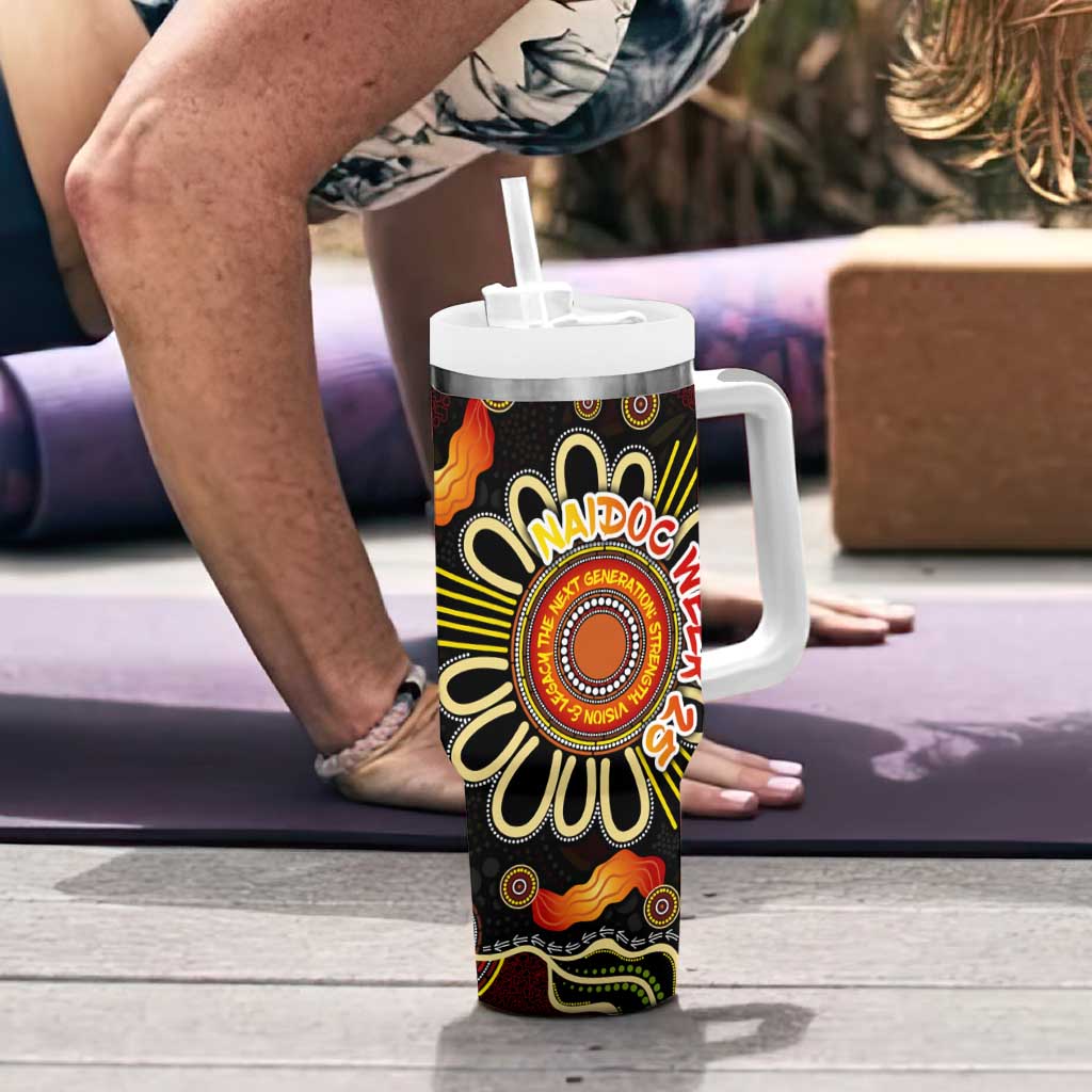 50 Years Aboriginal Patterns Of The Past Tumbler With Handle Legacy NAIDOC 2025