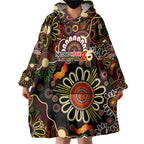 Personalised 50 Years Aboriginal Patterns Of The Past Wearable Blanket Hoodie Legacy NAIDOC 2025