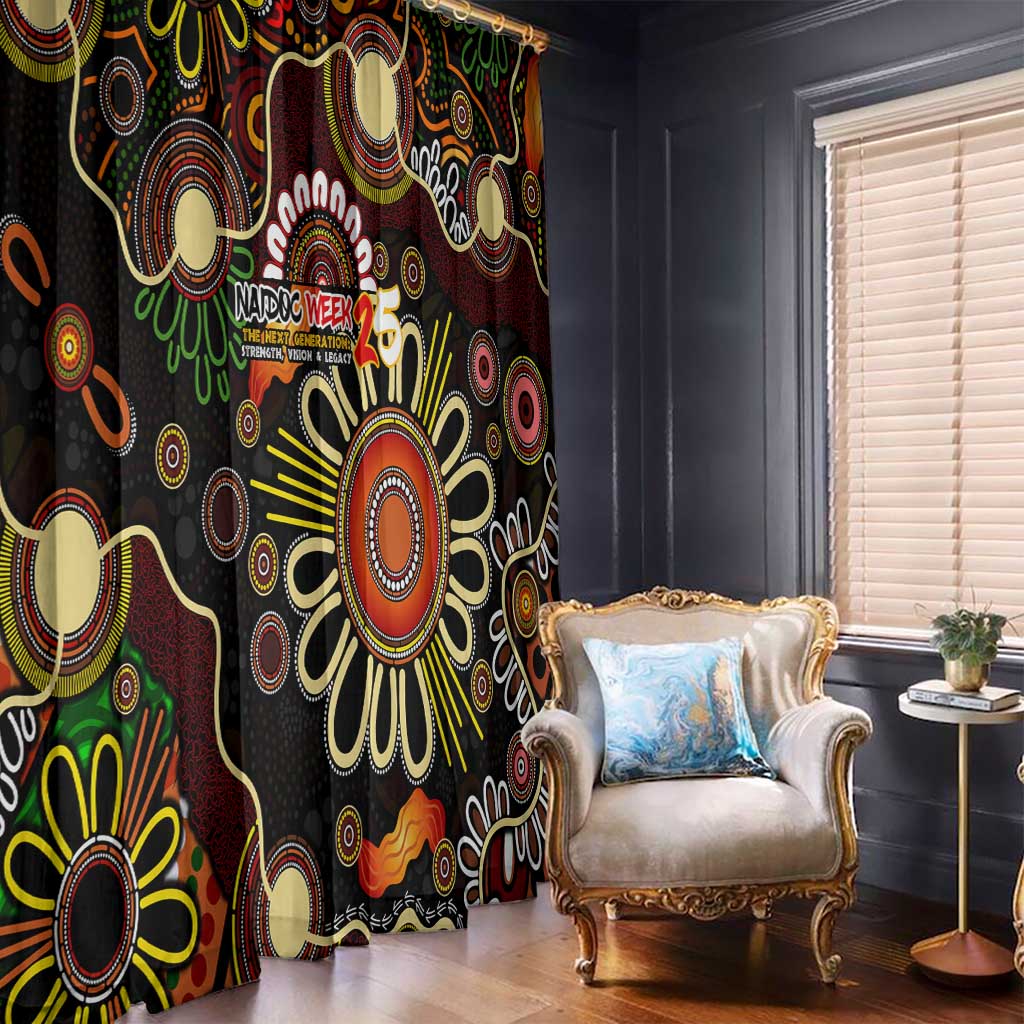 50 Years Aboriginal Patterns Of The Past Window Curtain Legacy NAIDOC 2025