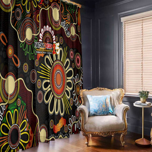 50 Years Aboriginal Patterns Of The Past Window Curtain Legacy NAIDOC 2025