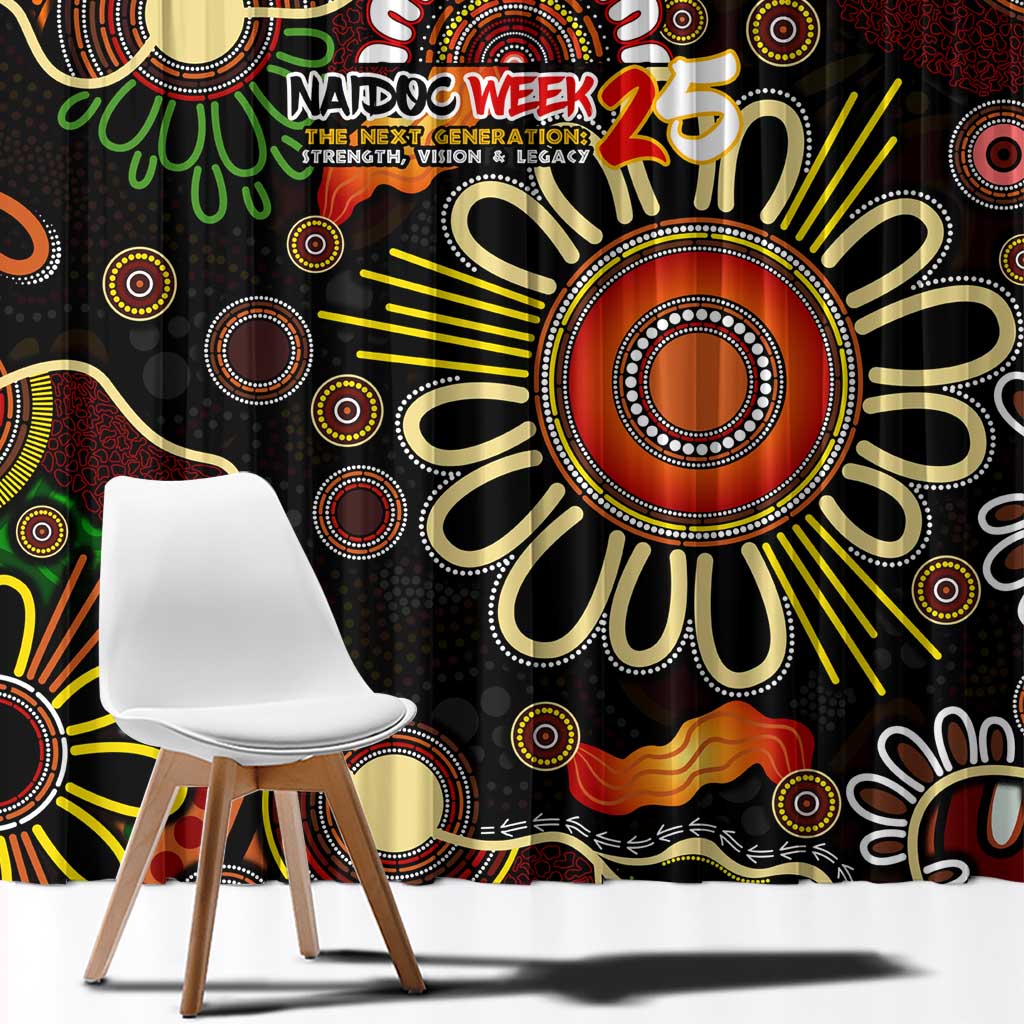 50 Years Aboriginal Patterns Of The Past Window Curtain Legacy NAIDOC 2025