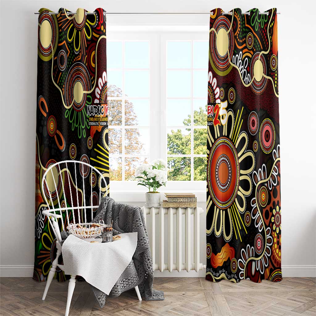 50 Years Aboriginal Patterns Of The Past Window Curtain Legacy NAIDOC 2025