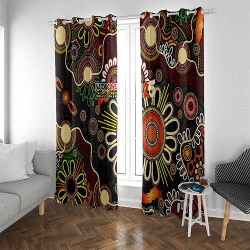 50 Years Aboriginal Patterns Of The Past Window Curtain Legacy NAIDOC 2025
