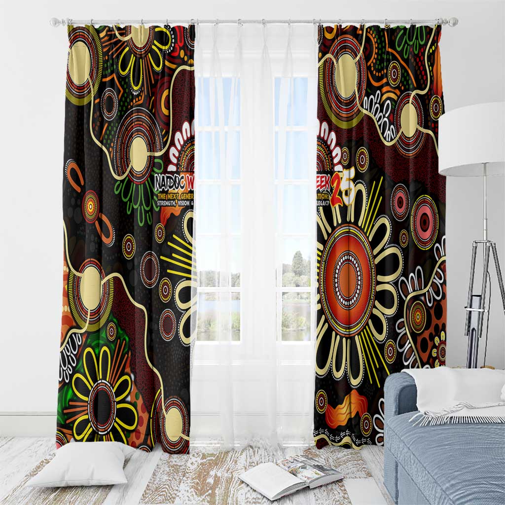 50 Years Aboriginal Patterns Of The Past Window Curtain Legacy NAIDOC 2025