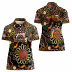 Personalised 50 Years Aboriginal Patterns Of The Past Women Polo Shirt Legacy NAIDOC 2025
