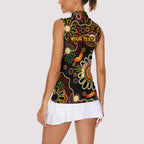 Personalised 50 Years Aboriginal Patterns Of The Past Women Sleeveless Polo Shirt Legacy NAIDOC 2025
