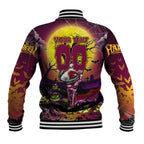 We Are Broncos Halloween Baseball Jacket Pumpkin Scary Spooky Season - Aussie Hoodie
