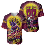 We Are Broncos Halloween Baseball Jersey Pumpkin Scary Spooky Season - Aussie Hoodie