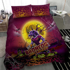We Are Broncos Halloween Bedding Set Pumpkin Scary Spooky Season - Aussie Hoodie