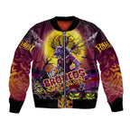 We Are Broncos Halloween Bomber Jacket Pumpkin Scary Spooky Season - Aussie Hoodie