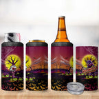 We Are Broncos Halloween 4 in 1 Can Cooler Tumbler Pumpkin Scary Spooky Season - Aussie Hoodie