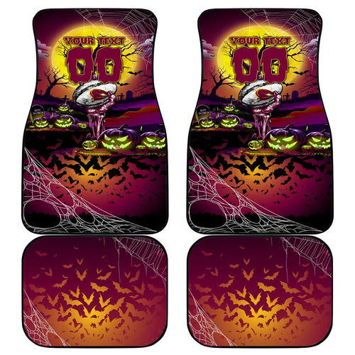 We Are Broncos Halloween Car Mats Pumpkin Scary Spooky Season - Aussie Hoodie