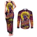 We Are Broncos Halloween Couples Matching Tank Maxi Dress and Long Sleeve Button Shirt Pumpkin Scary Spooky Season - Aussie Hoodie