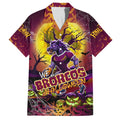 We Are Broncos Halloween Family Matching Long Sleeve Bodycon Dress and Hawaiian Shirt Pumpkin Scary Spooky Season - Aussie Hoodie