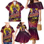 We Are Broncos Halloween Family Matching Mermaid Dress and Hawaiian Shirt Pumpkin Scary Spooky Season - Aussie Hoodie