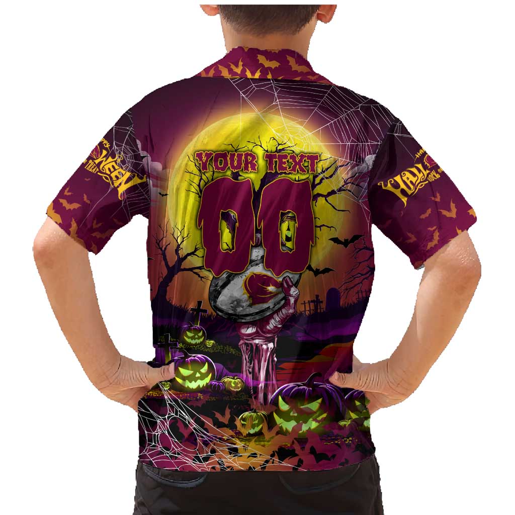 We Are Broncos Halloween Family Matching Mermaid Dress and Hawaiian Shirt Pumpkin Scary Spooky Season - Aussie Hoodie