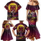 We Are Broncos Halloween Family Matching Mermaid Dress and Hawaiian Shirt Pumpkin Scary Spooky Season - Aussie Hoodie