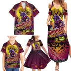 We Are Broncos Halloween Family Matching Summer Maxi Dress and Hawaiian Shirt Pumpkin Scary Spooky Season - Aussie Hoodie