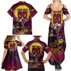 We Are Broncos Halloween Family Matching Summer Maxi Dress and Hawaiian Shirt Pumpkin Scary Spooky Season - Aussie Hoodie
