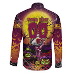 We Are Broncos Halloween Family Matching Summer Maxi Dress and Hawaiian Shirt Pumpkin Scary Spooky Season - Aussie Hoodie