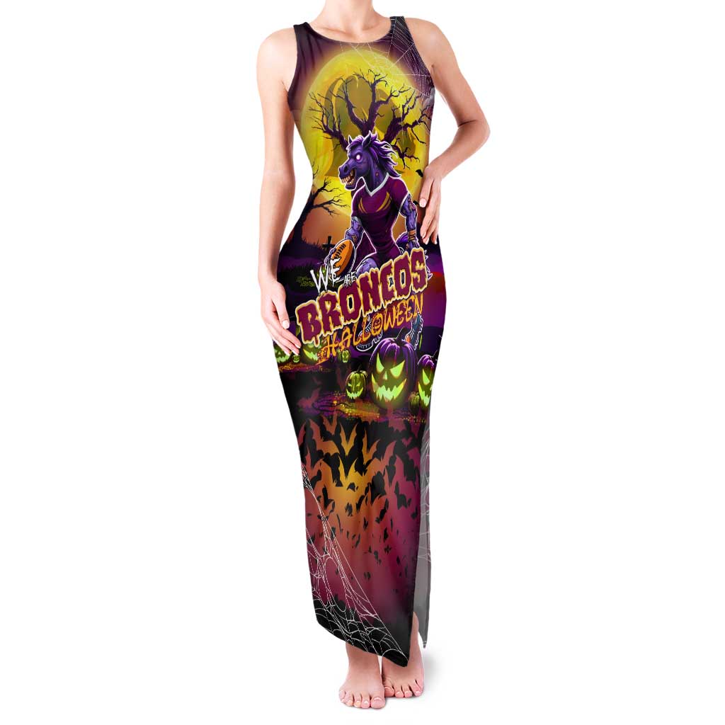 We Are Broncos Halloween Family Matching Tank Maxi Dress and Hawaiian Shirt Pumpkin Scary Spooky Season - Aussie Hoodie