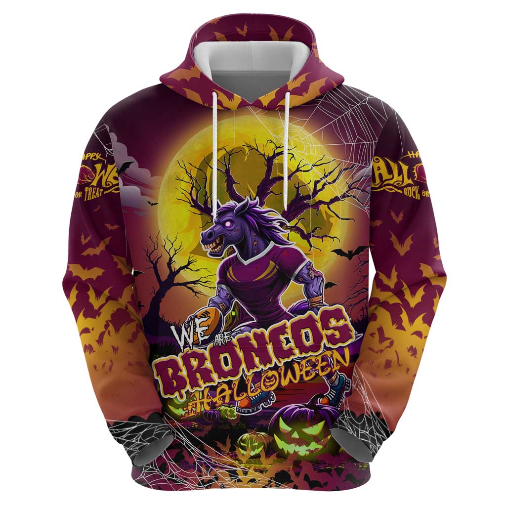 We Are Broncos Halloween Hoodie Pumpkin Scary Spooky Season - Aussie Hoodie