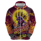 We Are Broncos Halloween Hoodie Pumpkin Scary Spooky Season - Aussie Hoodie