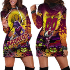 We Are Broncos Halloween Hoodie Dress Pumpkin Scary Spooky Season - Aussie Hoodie