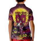 We Are Broncos Halloween Kid Polo Shirt Pumpkin Scary Spooky Season - Aussie Hoodie
