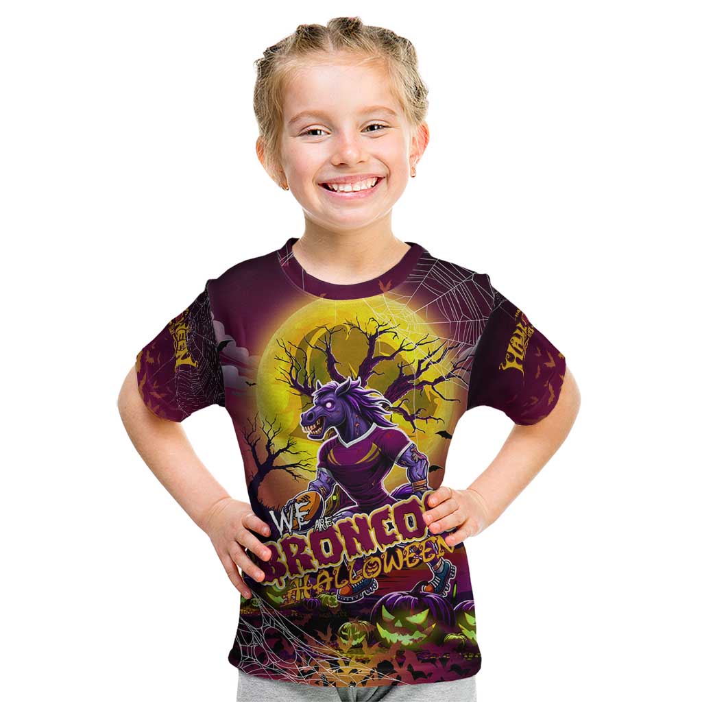 We Are Broncos Halloween Kid T Shirt Pumpkin Scary Spooky Season - Aussie Hoodie