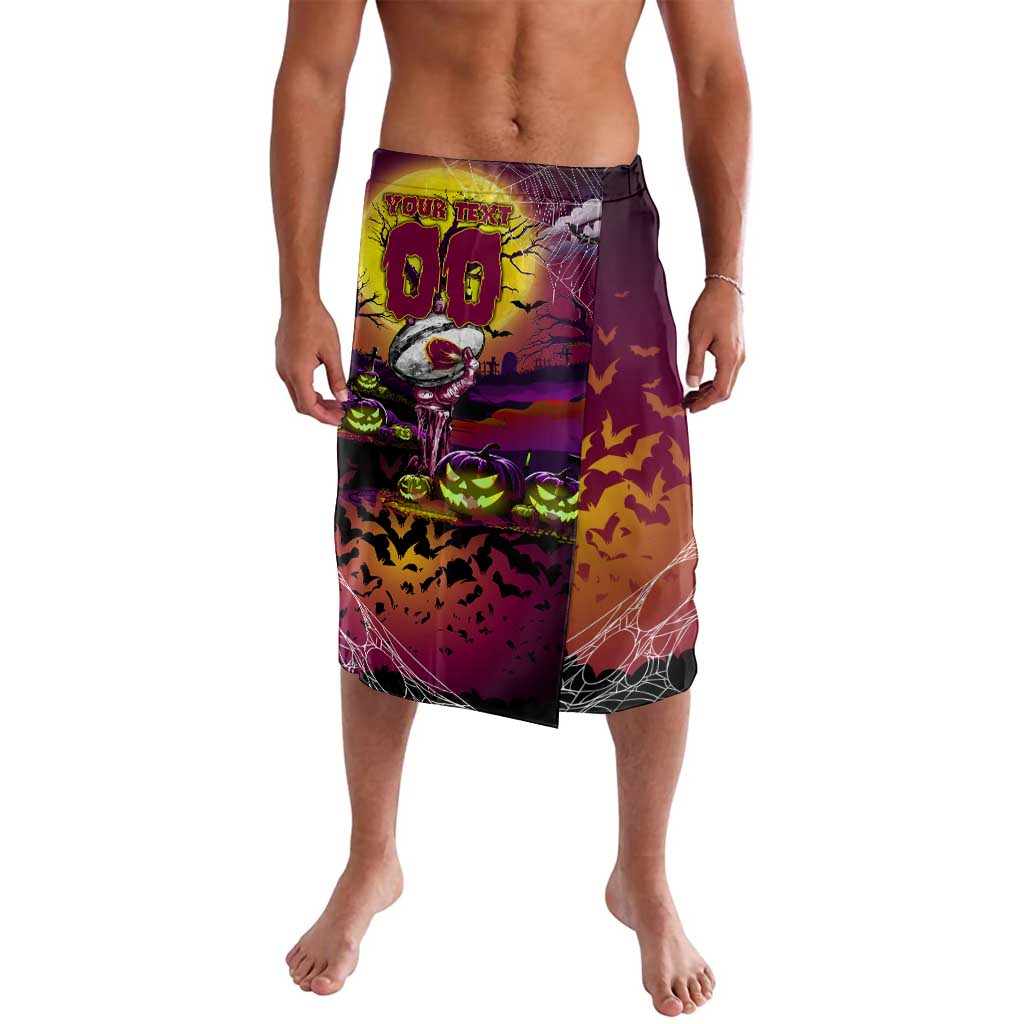We Are Broncos Halloween Lavalava Pumpkin Scary Spooky Season - Aussie Hoodie