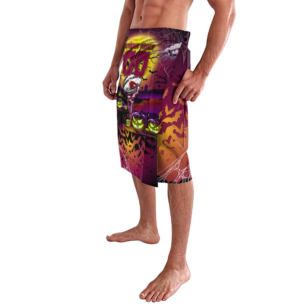We Are Broncos Halloween Lavalava Pumpkin Scary Spooky Season - Aussie Hoodie