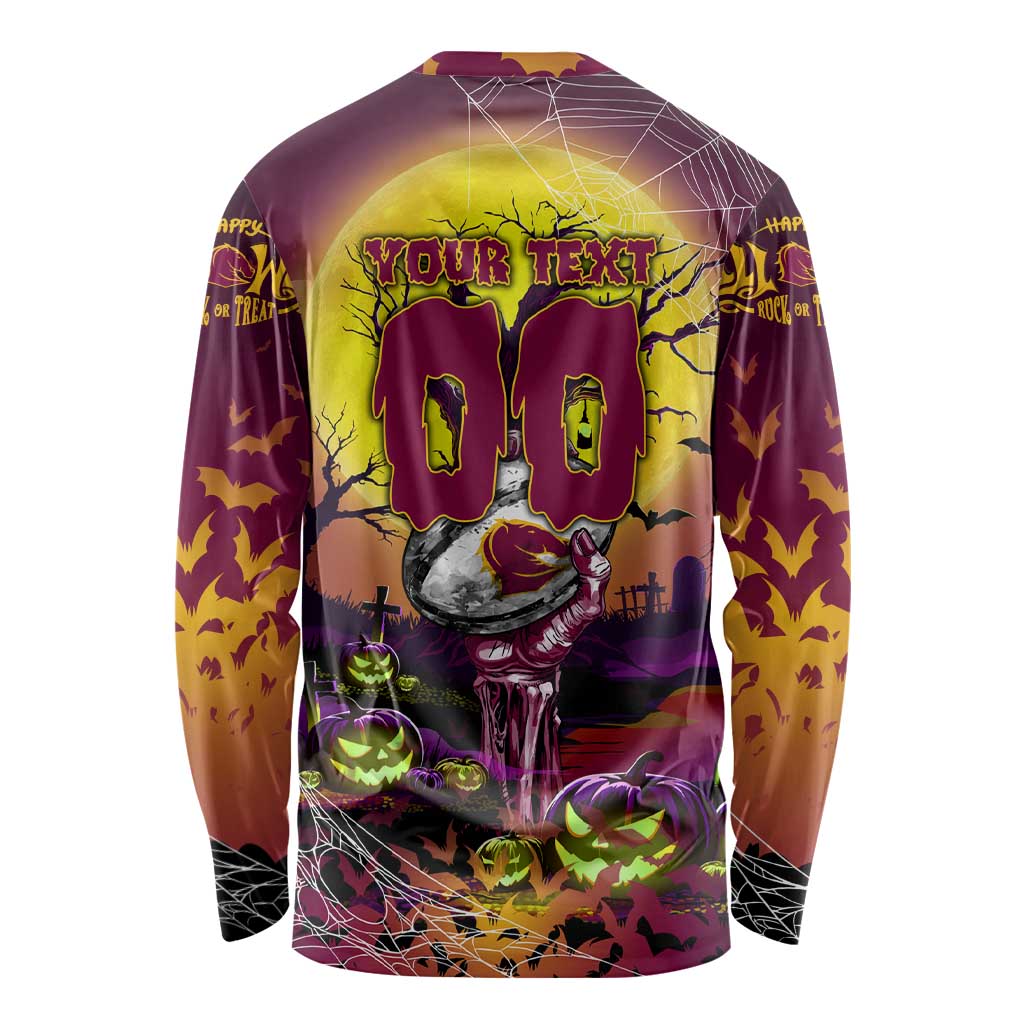 We Are Broncos Halloween Long Sleeve Shirt Pumpkin Scary Spooky Season - Aussie Hoodie