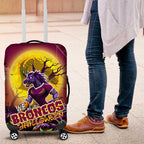 We Are Broncos Halloween Luggage Cover Pumpkin Scary Spooky Season - Aussie Hoodie