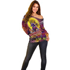 We Are Broncos Halloween Off Shoulder Sweater Pumpkin Scary Spooky Season - Aussie Hoodie