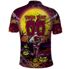 We Are Broncos Halloween Polo Shirt Pumpkin Scary Spooky Season - Aussie Hoodie
