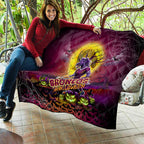 We Are Broncos Halloween Quilt Pumpkin Scary Spooky Season - Aussie Hoodie