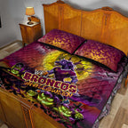 We Are Broncos Halloween Quilt Bed Set Pumpkin Scary Spooky Season - Aussie Hoodie