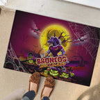 We Are Broncos Halloween Rubber Doormat Pumpkin Scary Spooky Season - Aussie Hoodie