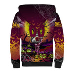 We Are Broncos Halloween Sherpa Hoodie Pumpkin Scary Spooky Season - Aussie Hoodie