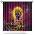 We Are Broncos Halloween Shower Curtain Pumpkin Scary Spooky Season - Aussie Hoodie