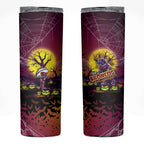 We Are Broncos Halloween Skinny Tumbler Pumpkin Scary Spooky Season - Aussie Hoodie