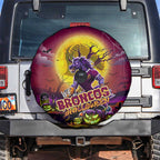 We Are Broncos Halloween Spare Tire Cover Pumpkin Scary Spooky Season - Aussie Hoodie