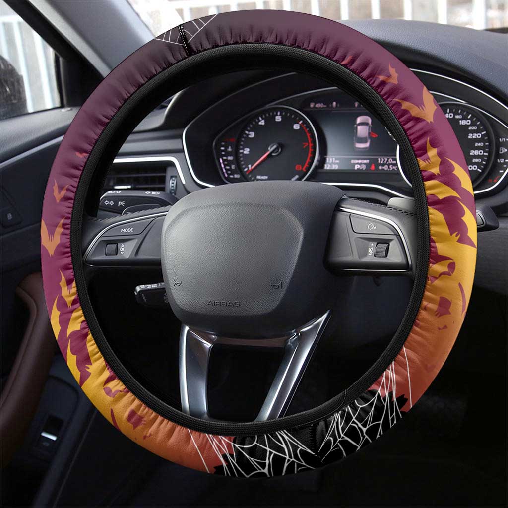 We Are Broncos Halloween Steering Wheel Cover Pumpkin Scary Spooky Season - Aussie Hoodie