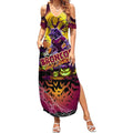 We Are Broncos Halloween Summer Maxi Dress Pumpkin Scary Spooky Season - Aussie Hoodie