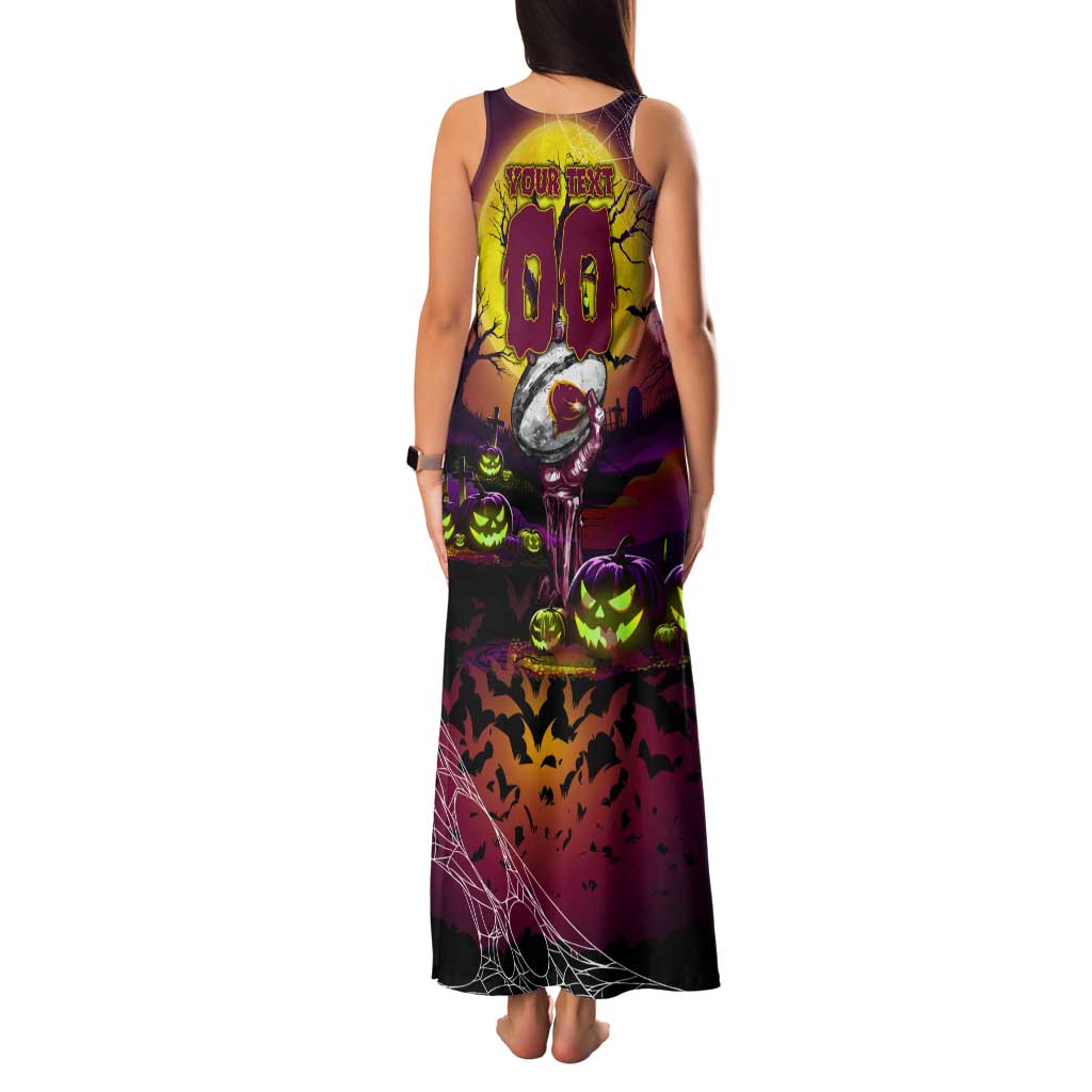 We Are Broncos Halloween Tank Maxi Dress Pumpkin Scary Spooky Season - Aussie Hoodie