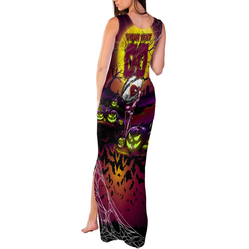 We Are Broncos Halloween Tank Maxi Dress Pumpkin Scary Spooky Season - Aussie Hoodie