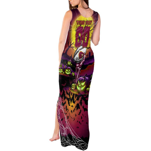 We Are Broncos Halloween Tank Maxi Dress Pumpkin Scary Spooky Season - Aussie Hoodie